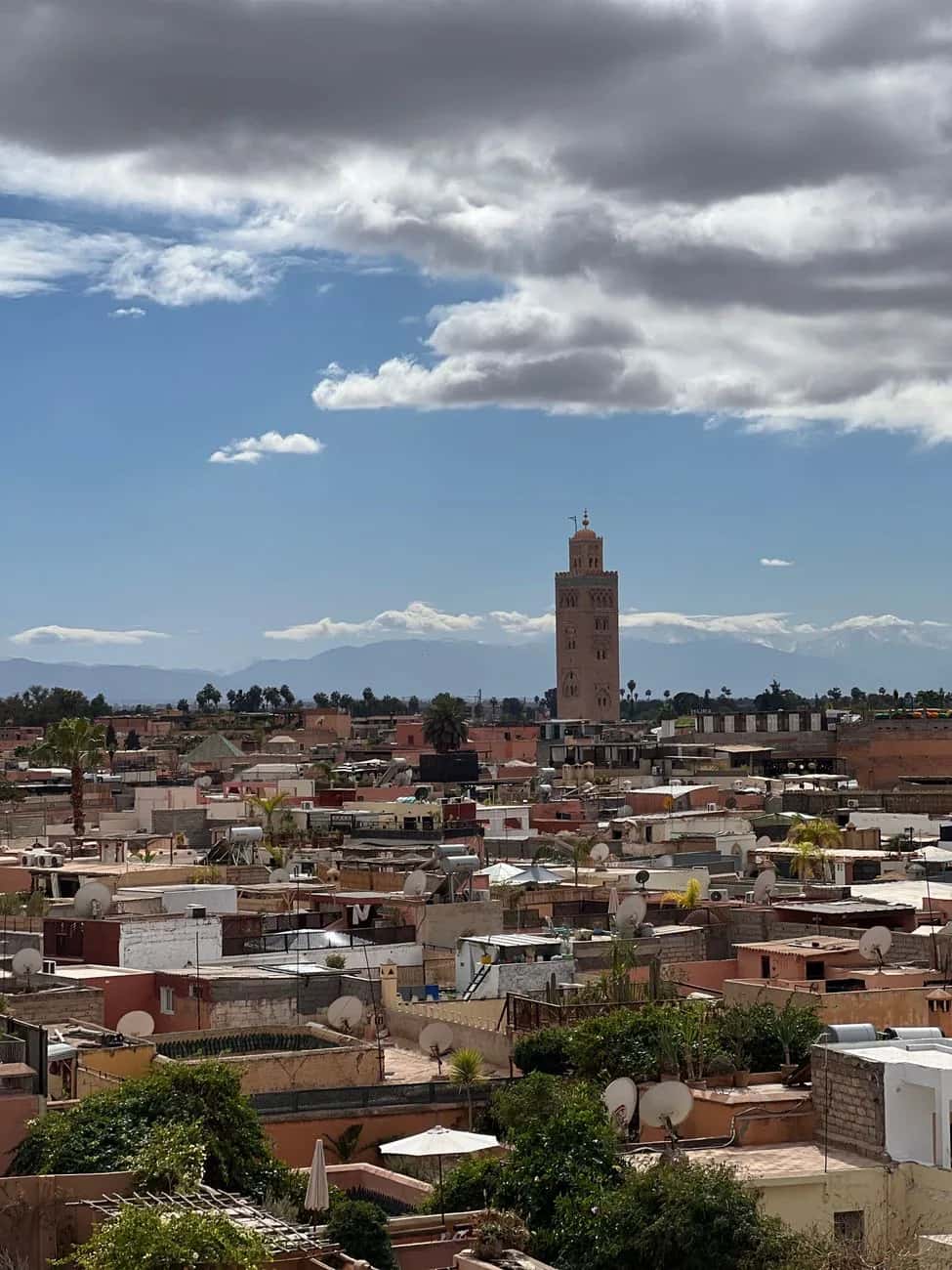 Marrakech en janvier