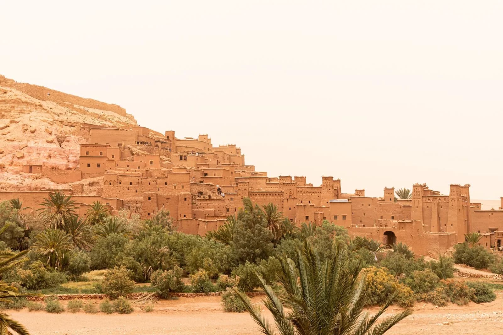Le ksar d'Aït-Ben-Haddou en pisé, kasbah classée UNESCO près de Ouarzazate
