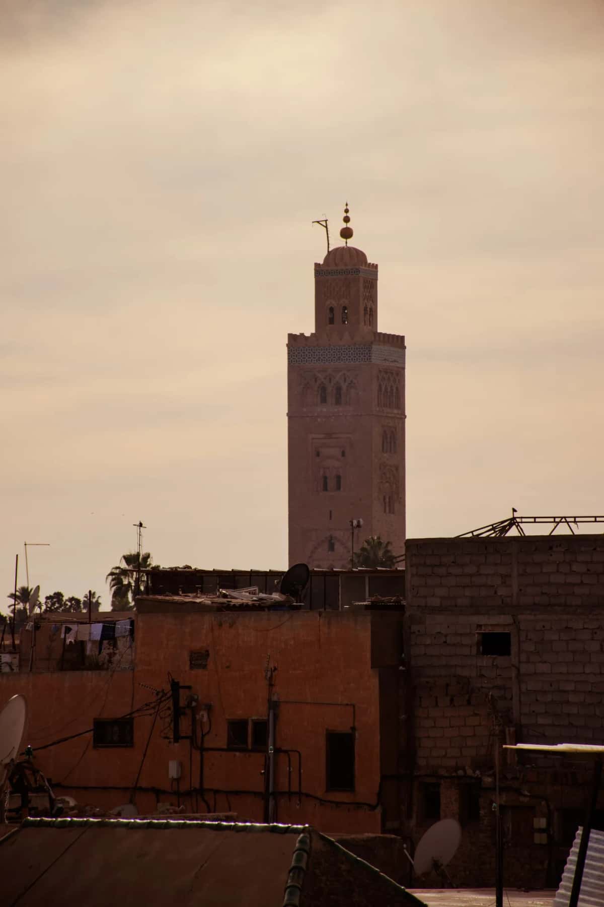 Avenue Mohamed V à Marrakech