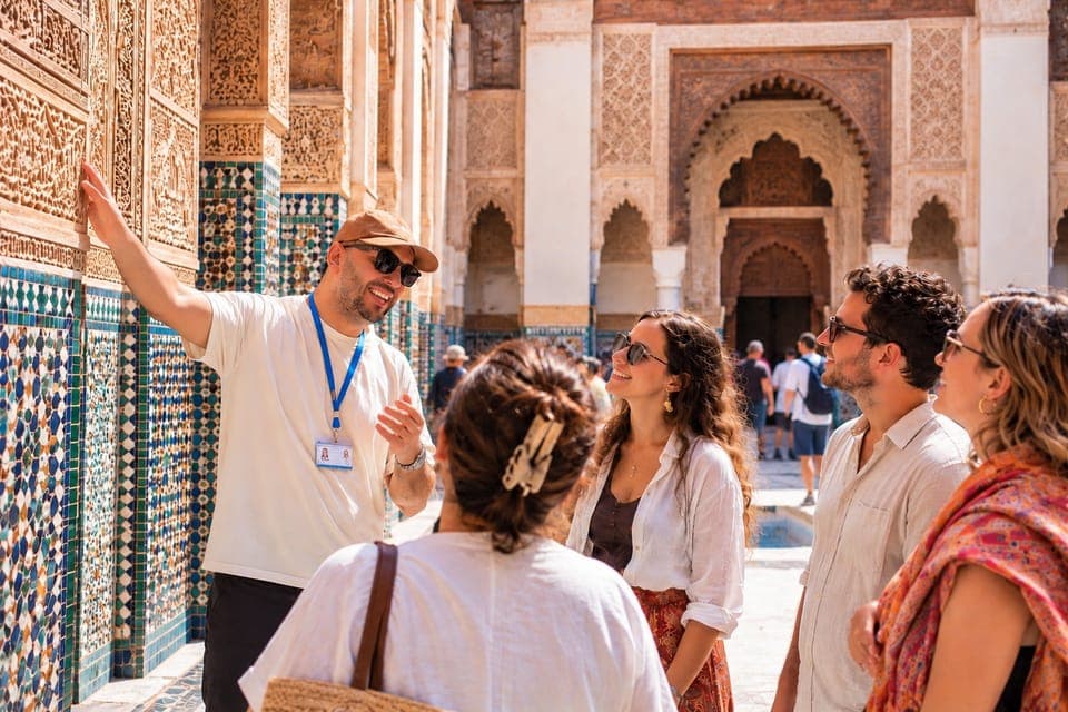 Marrakech : Visite à pied de Ben Youssef, des jardins secrets et des souks