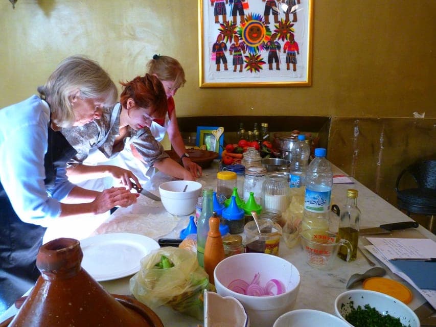 Cours privé fusion, huit plats, cours de cuisine marocaine à Marrakech
