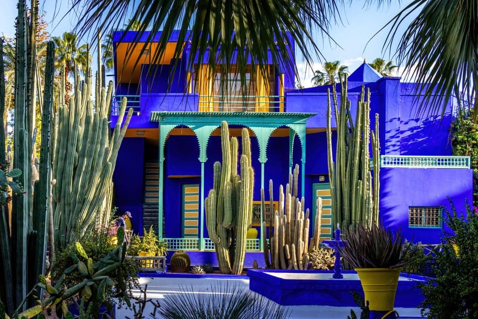 Marrakech : Jardin Majorelle, YSL, et entrée au musée berbère