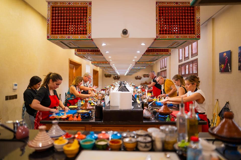 Cours au musée de l'art culinaire marocain, cours de cuisine marocaine à Marrakech